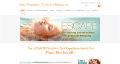 Desktop Screenshot of floatationtankmelbourne.com.au
